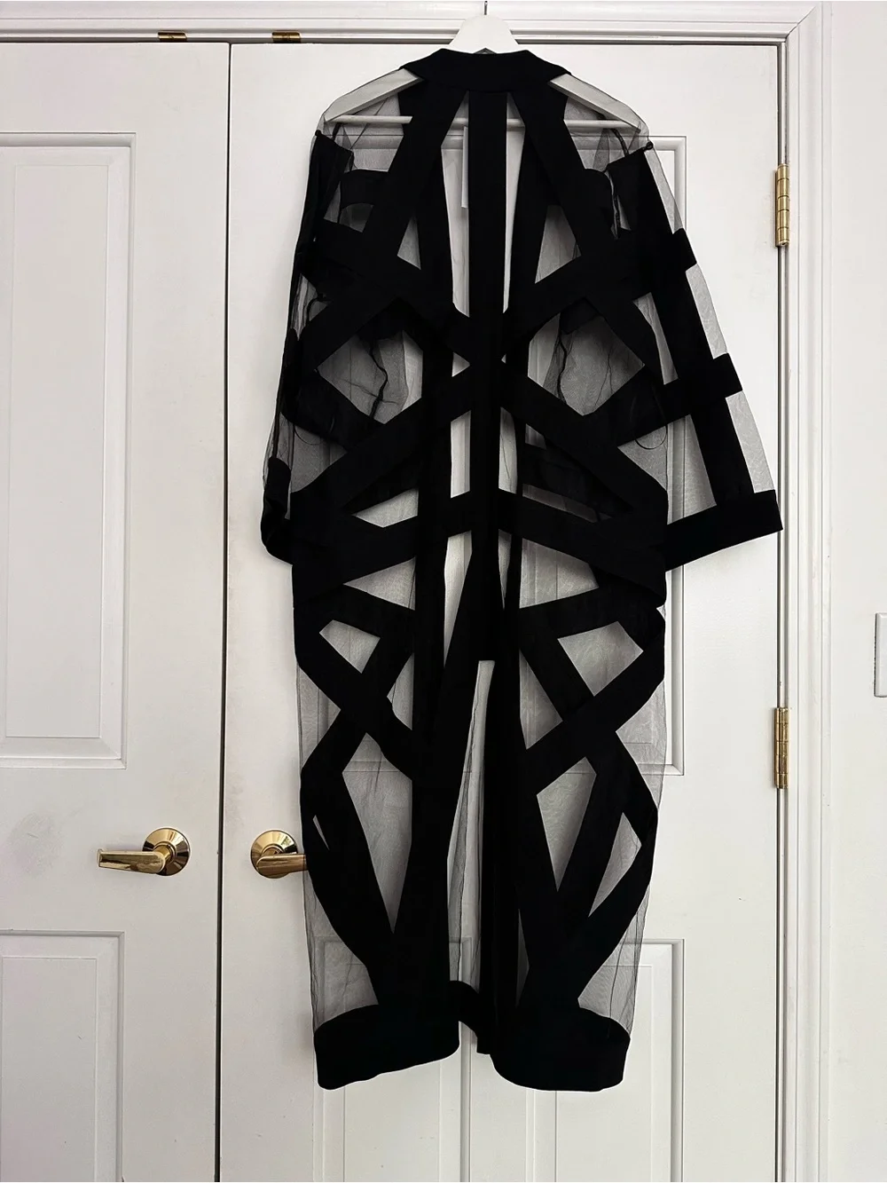 AKIRA Meshin Around Sheer Mesh Duster Cardigan NWT Medium - Picture 6 of 10